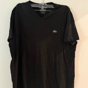 Lacoste Men's Black Short Sleeve Tee